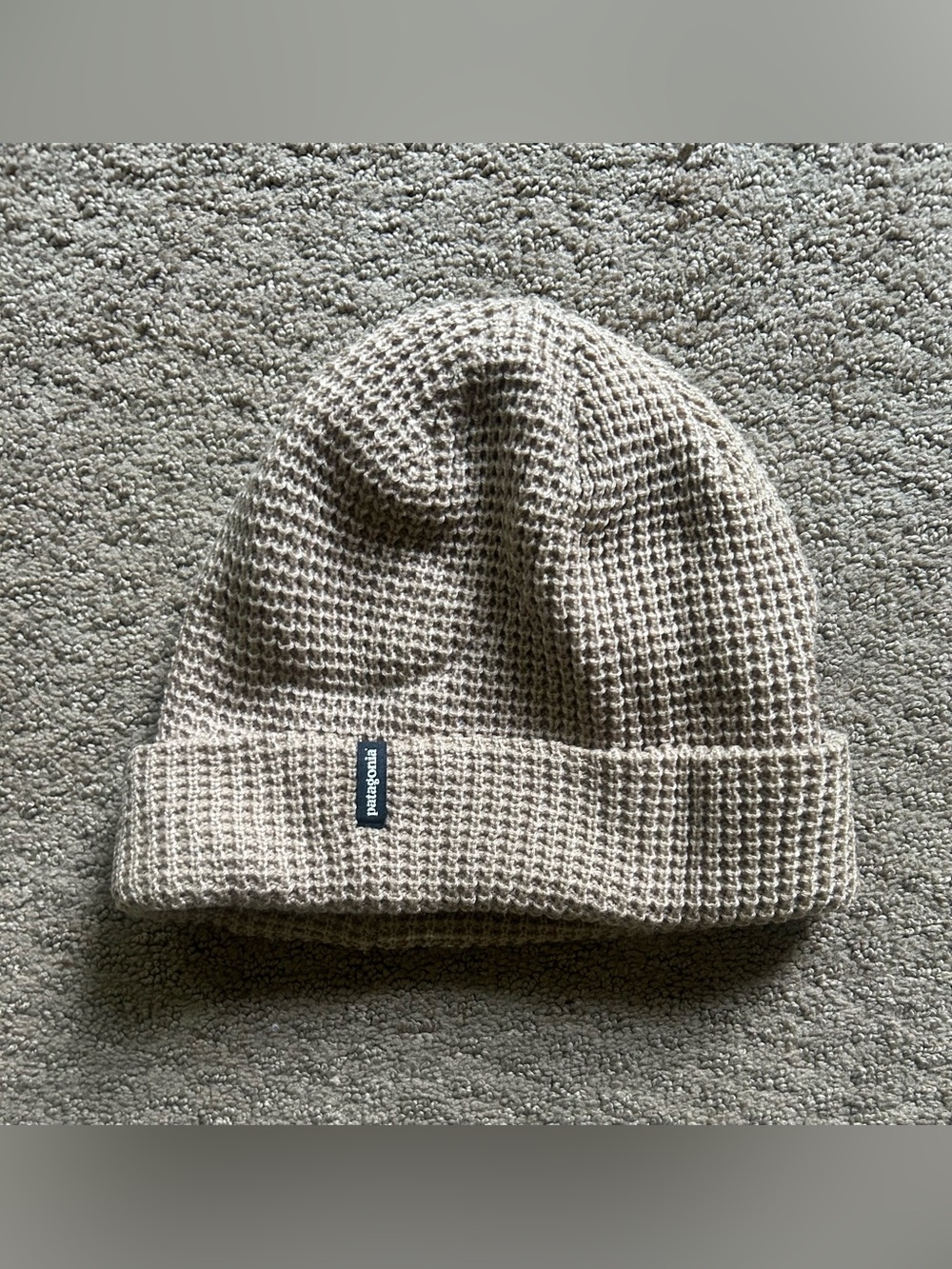 Patagonia SnowDrifter Beanie Tent Tan Winter Hat